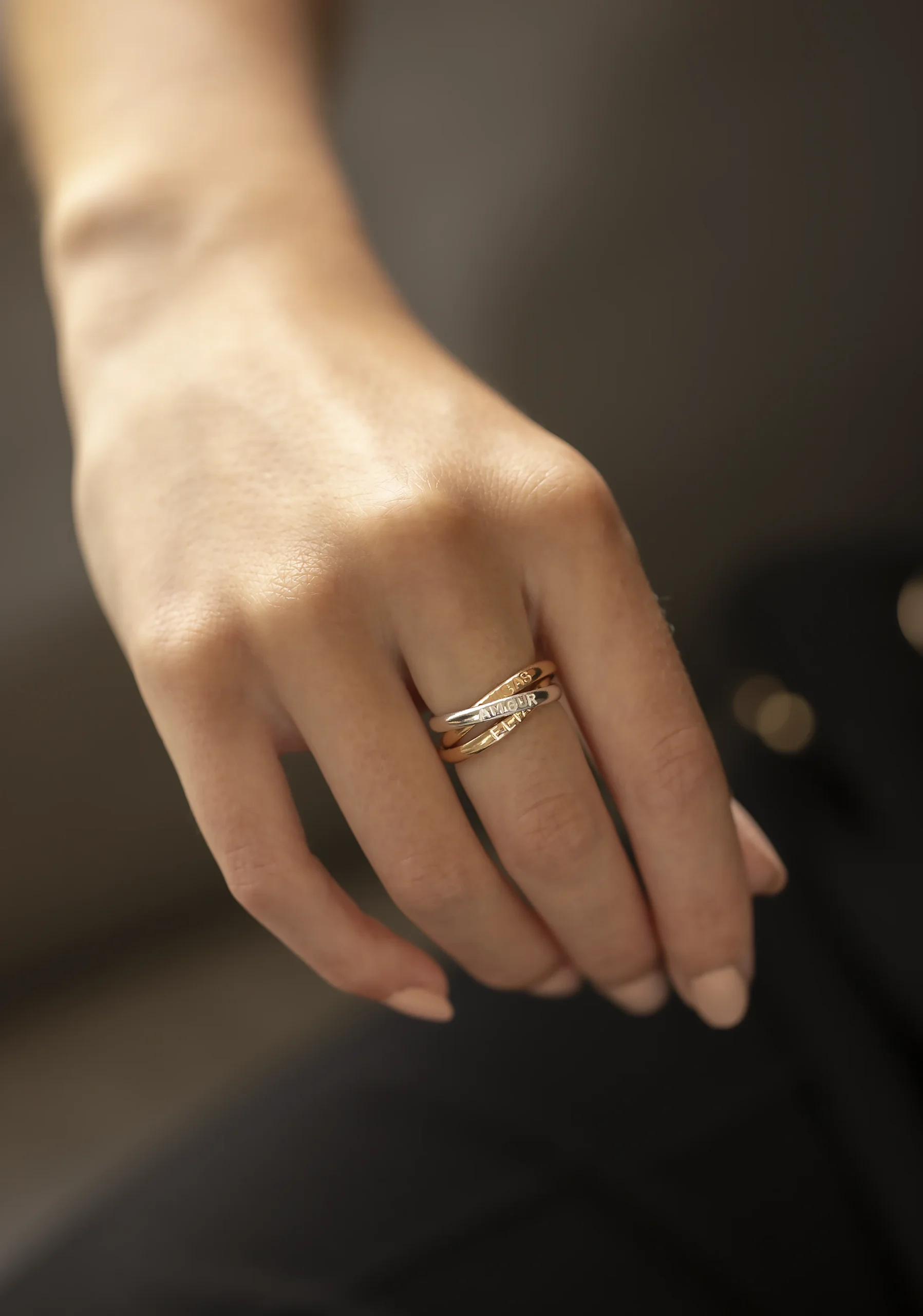 Bague Entrelacée 3 Anneaux